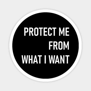 protect me from what i want Magnet